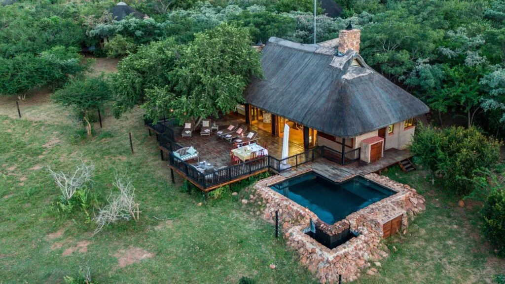 Ibubesi ariel view of the pool