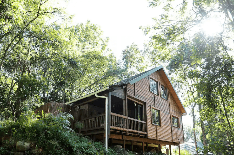 Log Cottage Exterior Hello Joburg