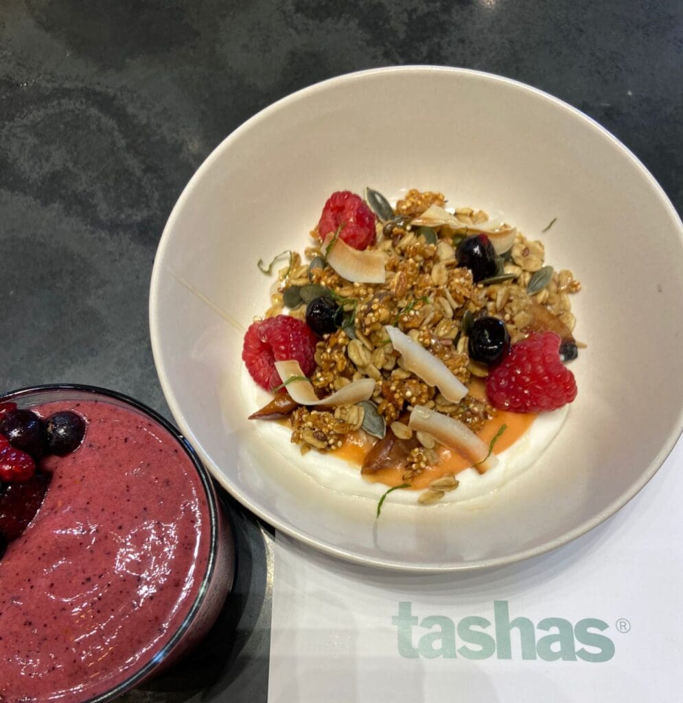 New breakfast at Tashas