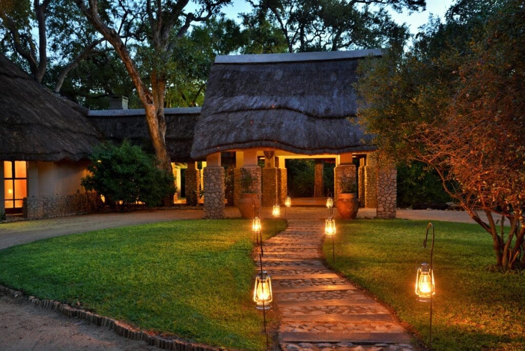 ENtrance view at night