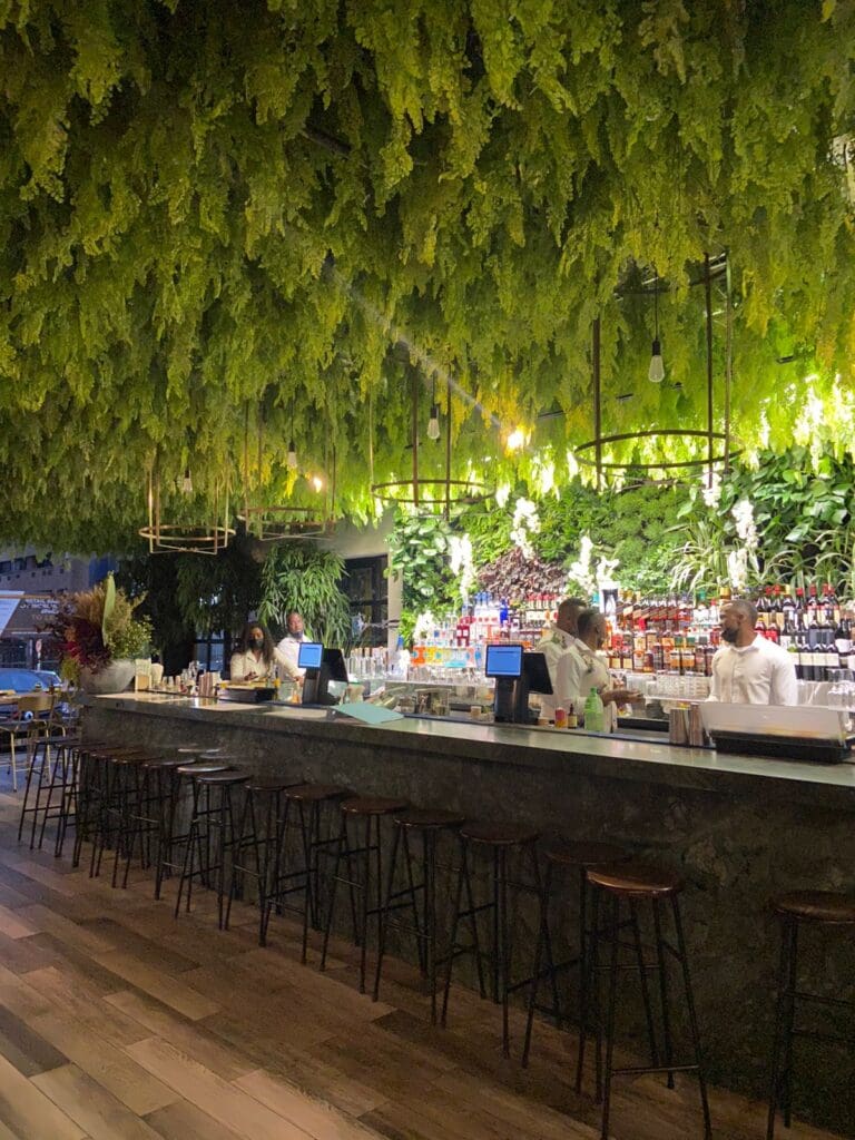 The Greenhouse interior bar view