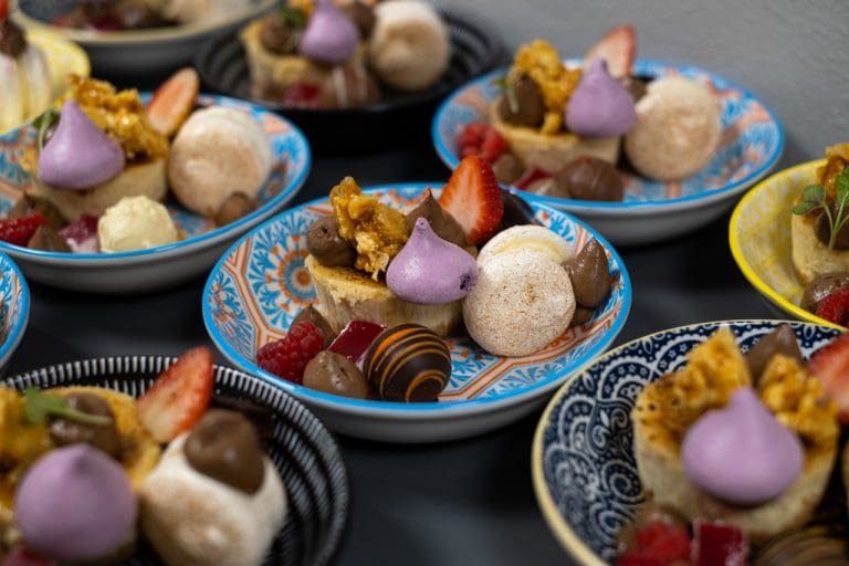 dessert spread at the new Kashew Restaurant