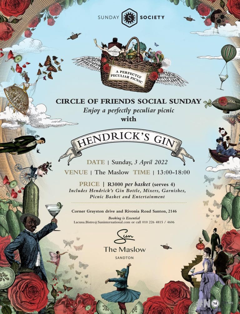 Hendrick's sunday event at the maslow hotel