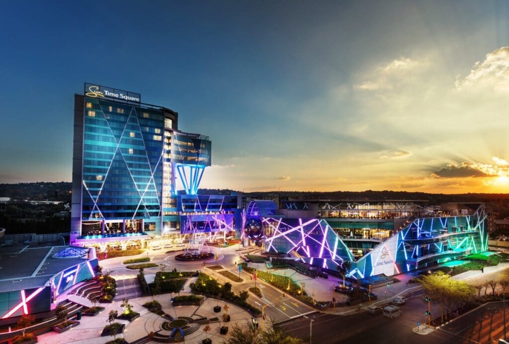 Time Square casino exterior