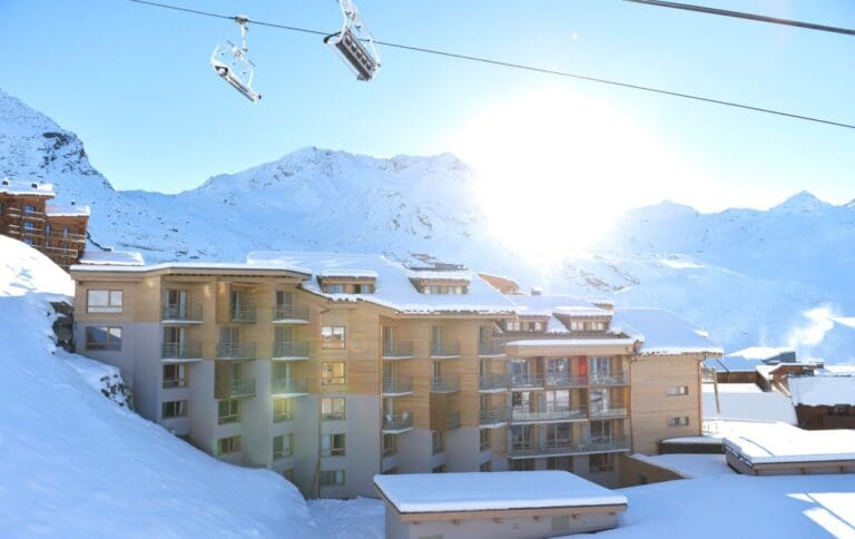 ClubMed Valthorens covered in snow