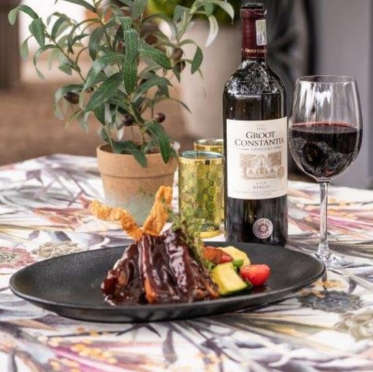 Lamb and Groot Constantia Wine