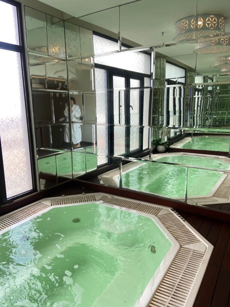 Indoor pool at The DaVinci Spa