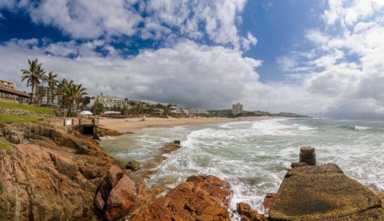 Margate beach on the KZN South Coast