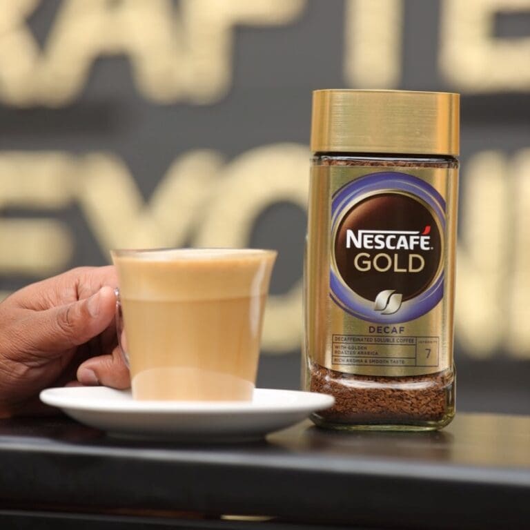 Nescafe Gold coffee packshot