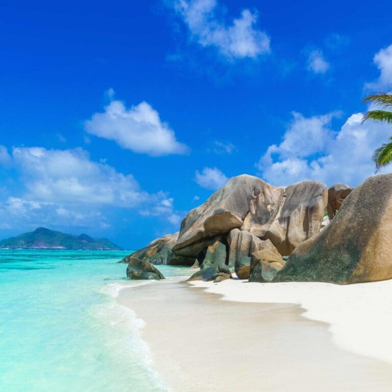 Sun, sand and sea on the Seychelles islands