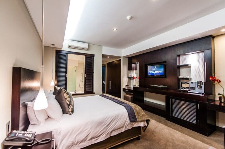 Fairway Hotel bedroom for competition