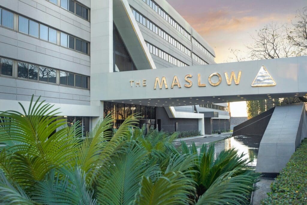 The Maslow Hotel Sandton Entrance