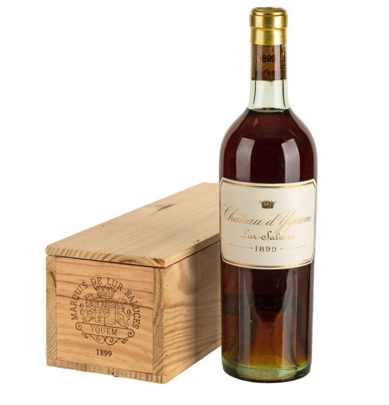 dYquem Sauternes 1899 with box