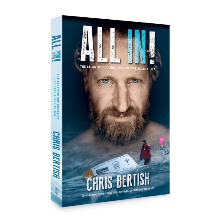 ALL IN book giveaway win with Chris Bertish