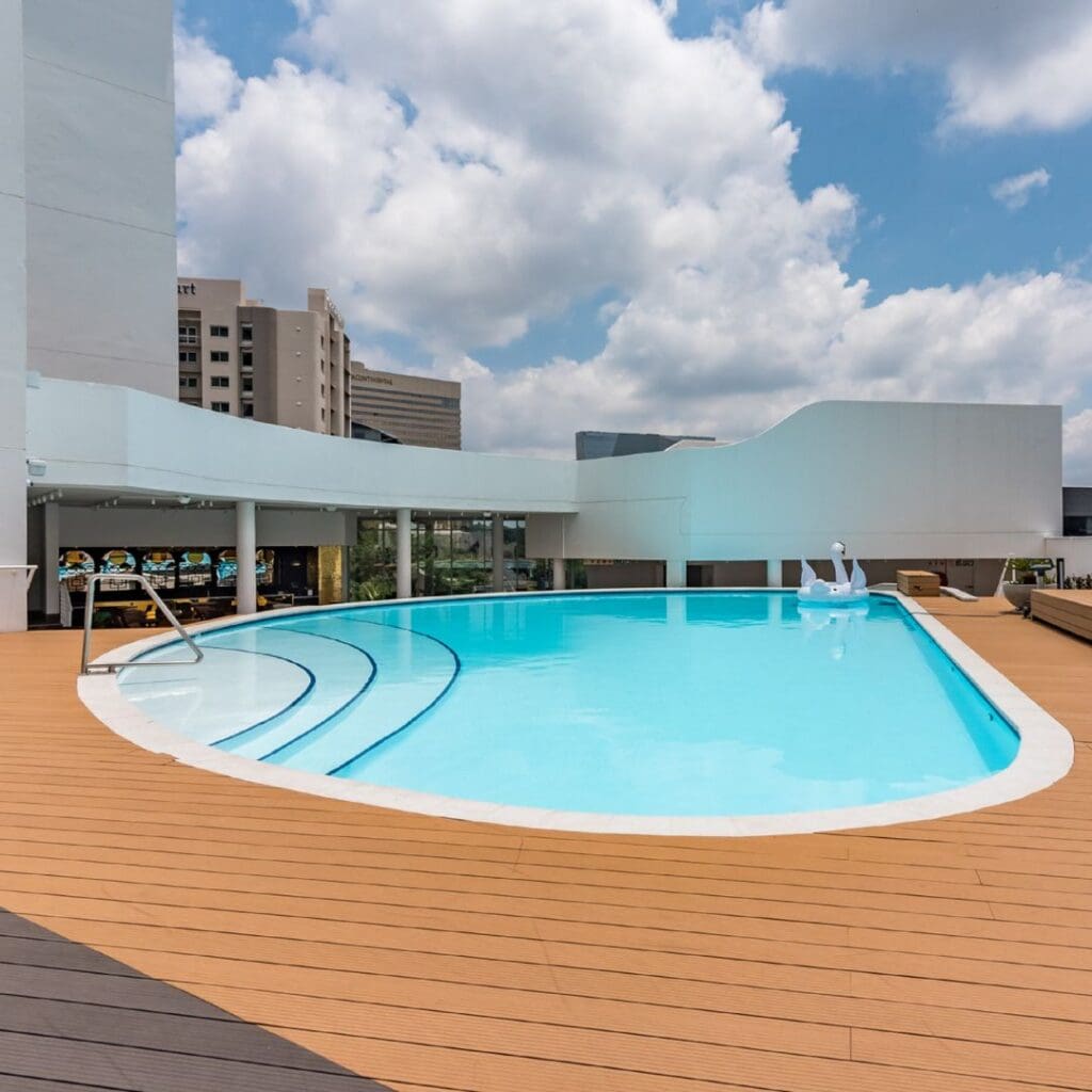 Biggest hotel pool in Sandton