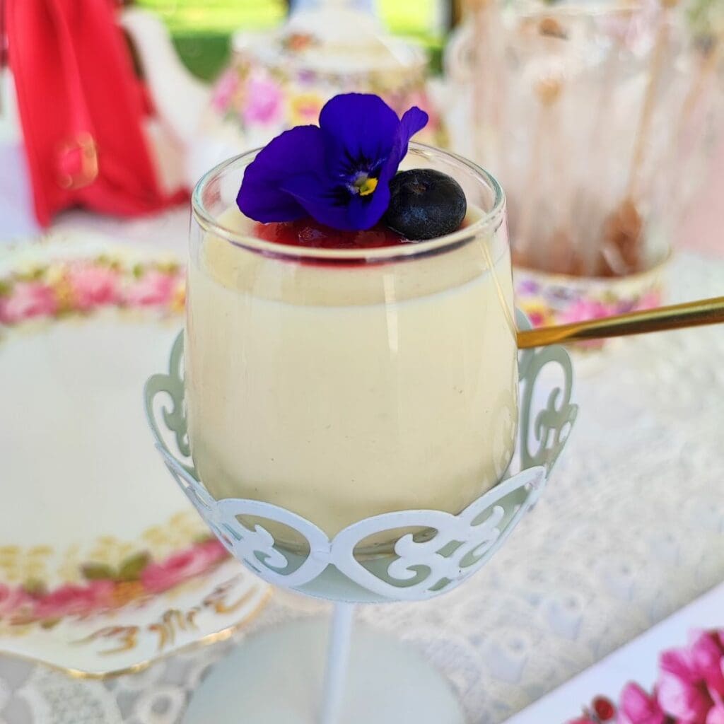 Panna Cotta at high tea