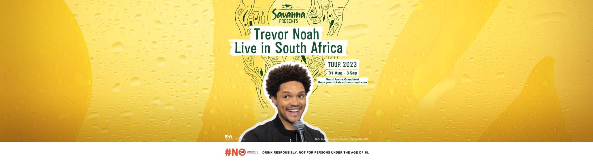 Trevor Noah live in SA