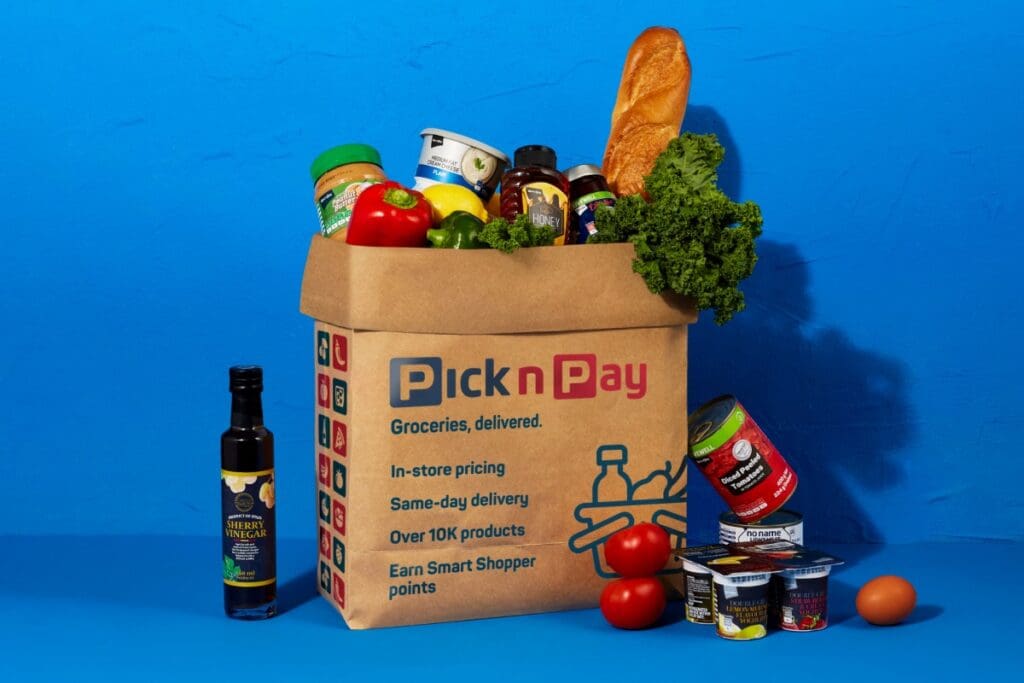 Pick n Pay groceries on the Mr D Food App