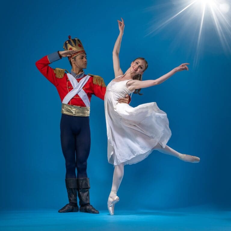 Alice le Roux_Clara and Bruno Miranda The Nutcracker TH Joburg Ballet Image Credit Lauge Sorensen