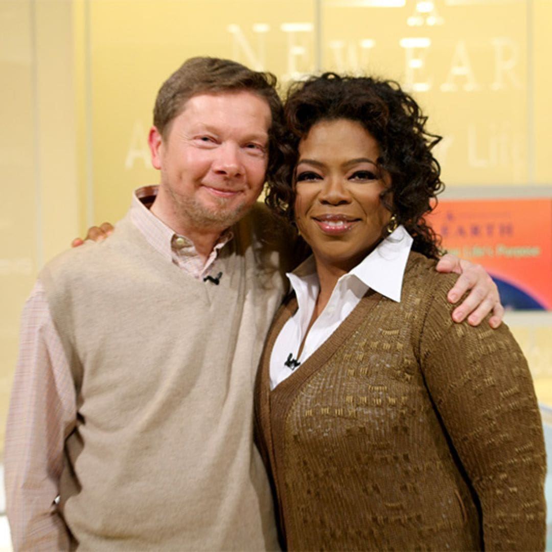 Eckhart Tolle with Oprah