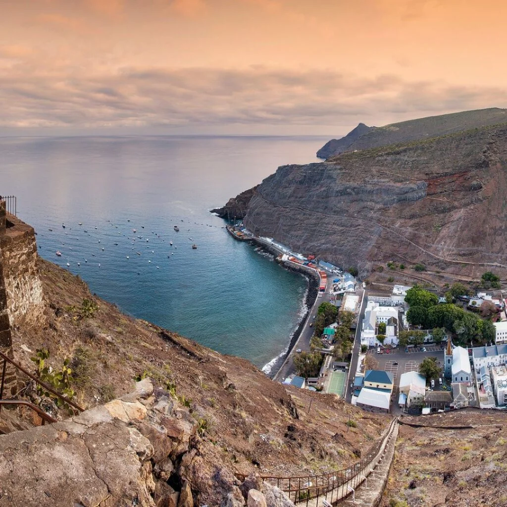 Jamestown and James Bay St Helena Island