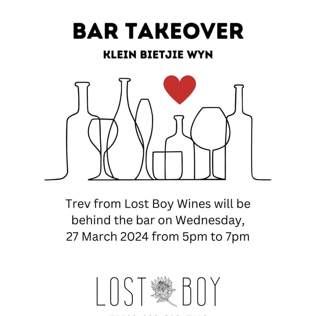 Bar Takeover By Lost Boy Wines