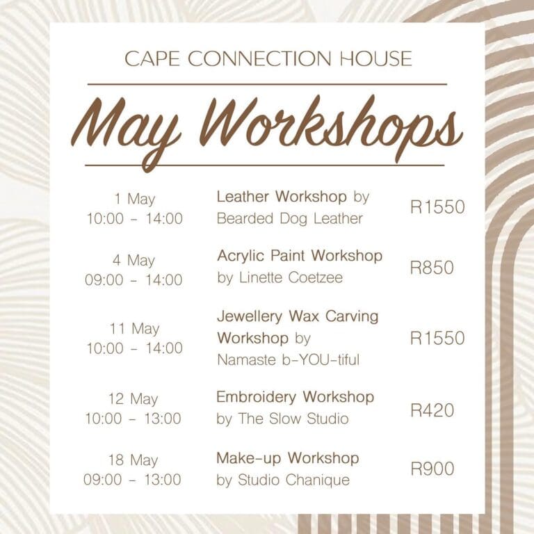 Craft Workshop At Cape Connection House