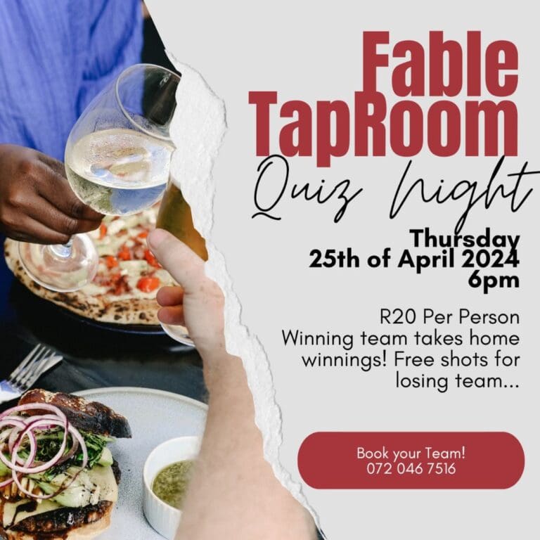 Quiz Night At The Fabel TapRoom