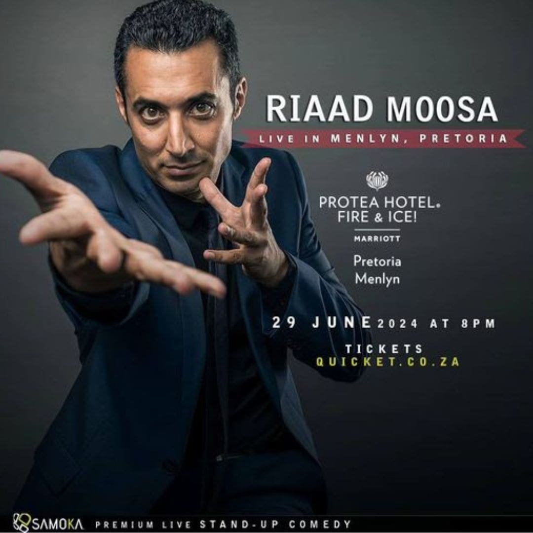 Riaad Moosa Live In Menlyn