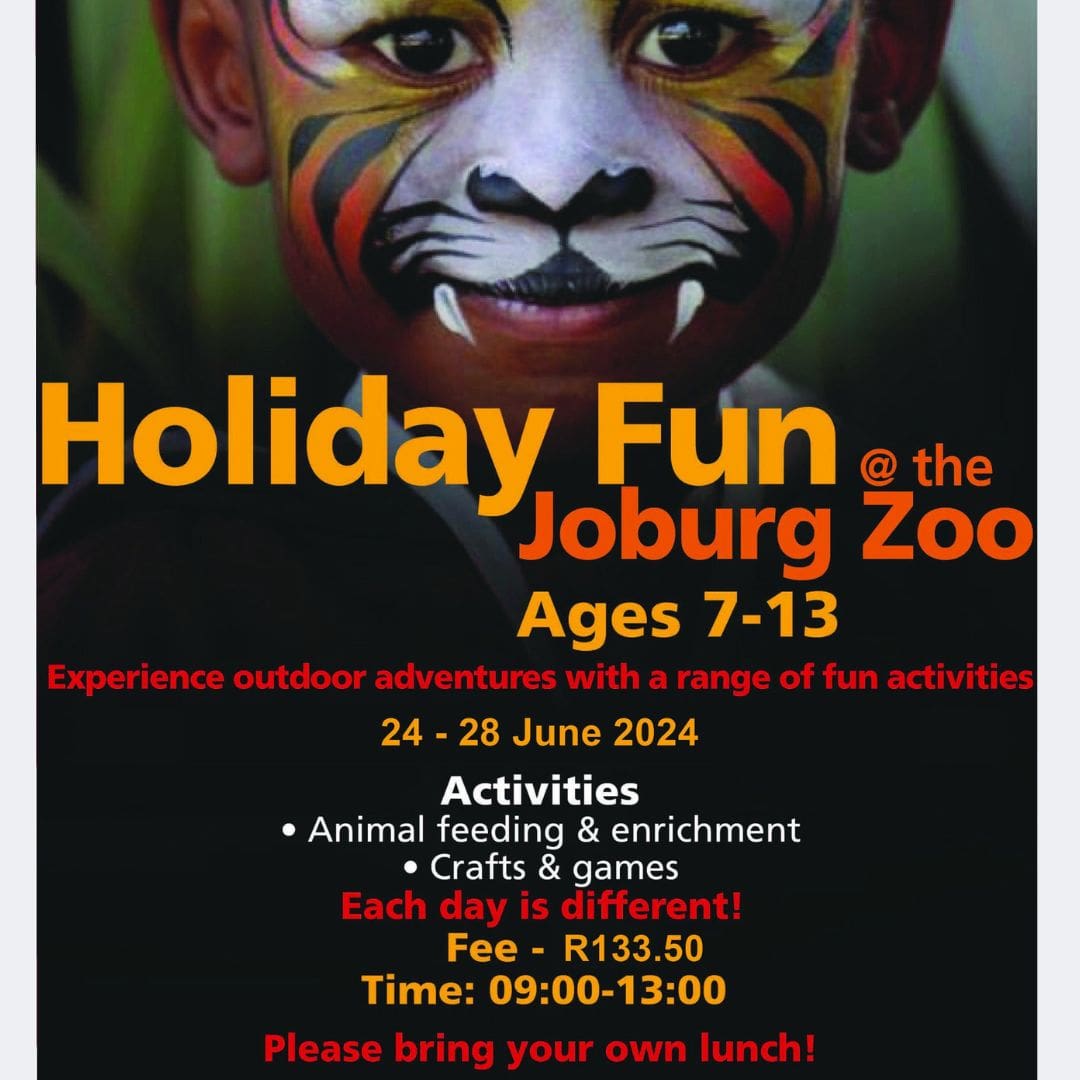 Kids' Holiday Program At Joburg Zoo