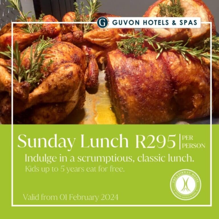 Sunday Buffet Lunch At The Fairway Hotel