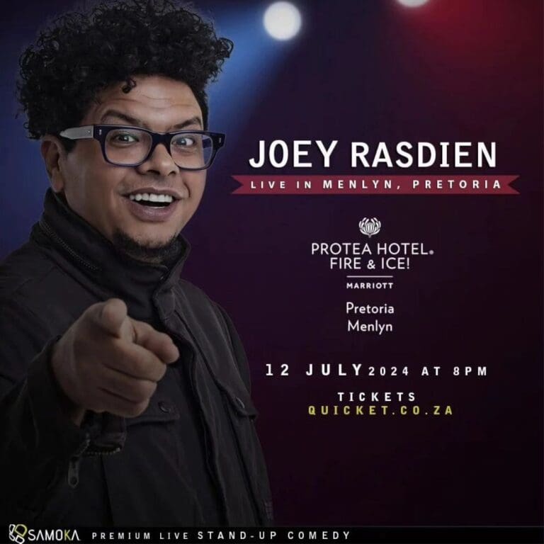 Joey Rasdien Live In Menlyn