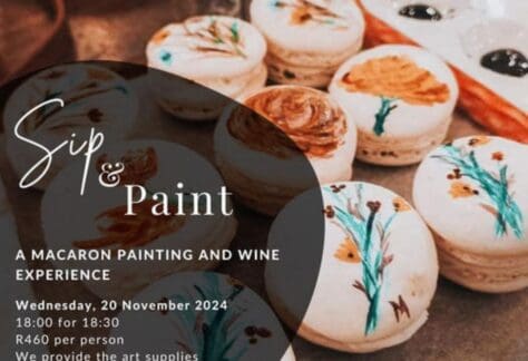 Macaron Painting And Wine Experience