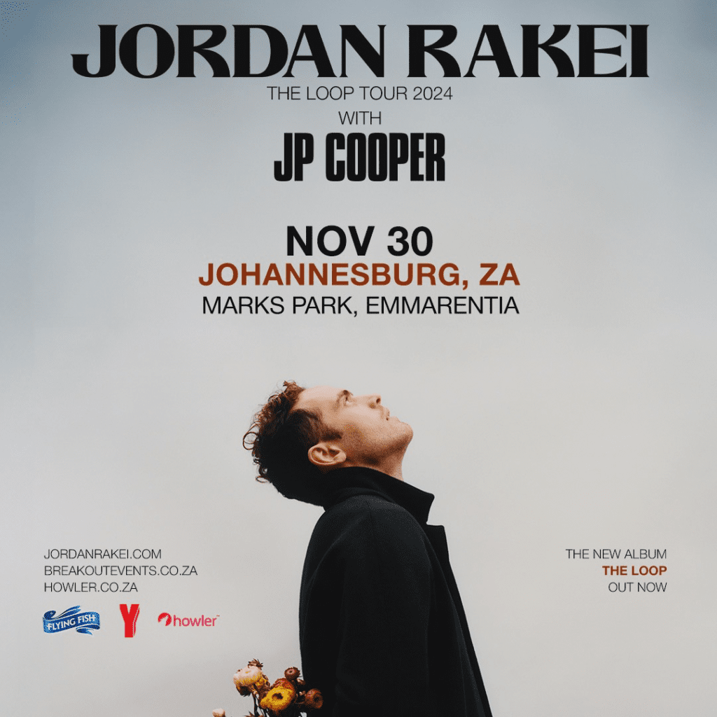 Jordan Rakei performs in Johannesburg