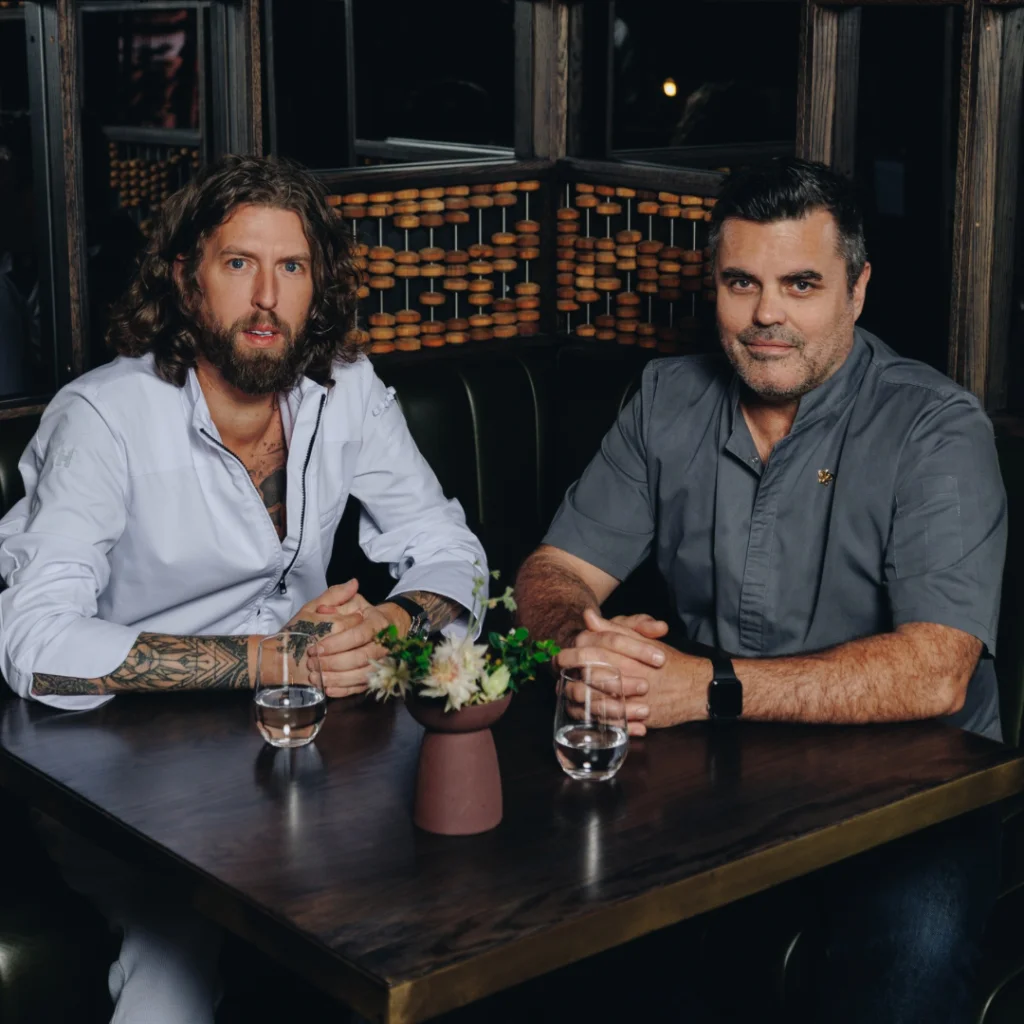 Chefs Peter Tempelhoff and Jameson Stocks reunite