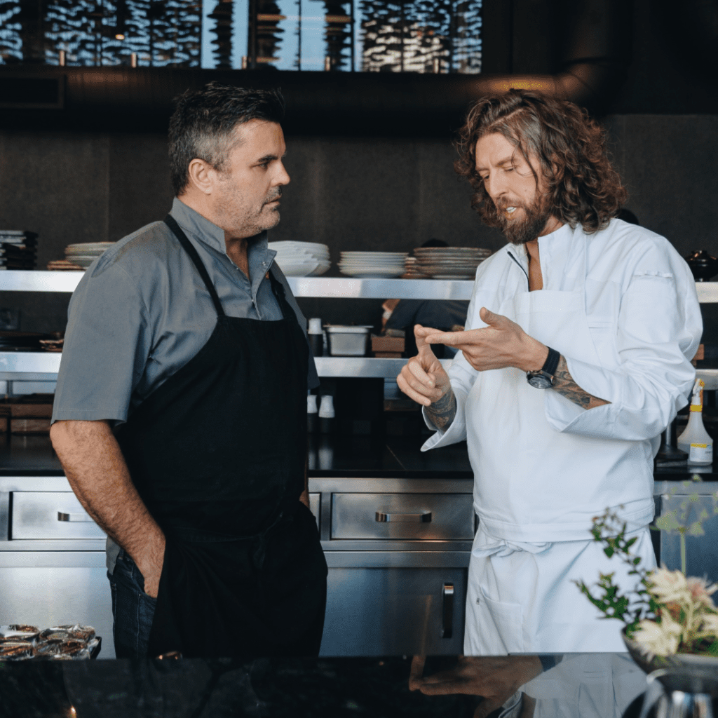 Chefs Peter Tempelhoff and Jameson Stocks reunite