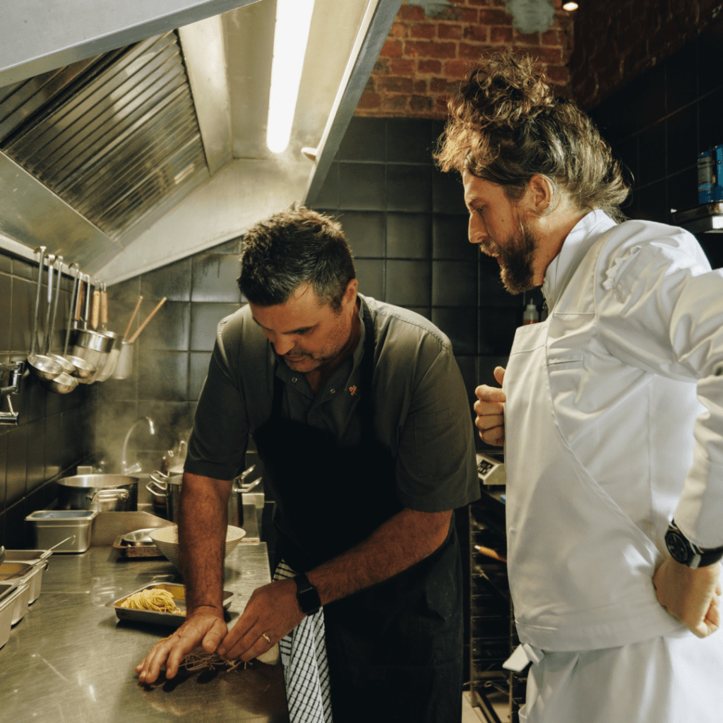 Chefs Peter Tempelhoff and Jameson Stocks reunite