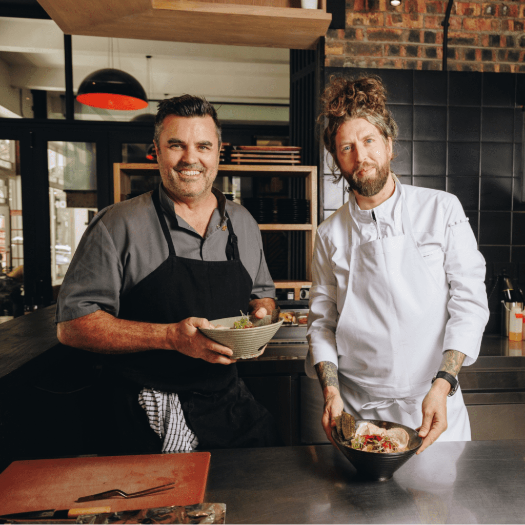 Chefs Peter Tempelhoff and Jameson Stocks reunite