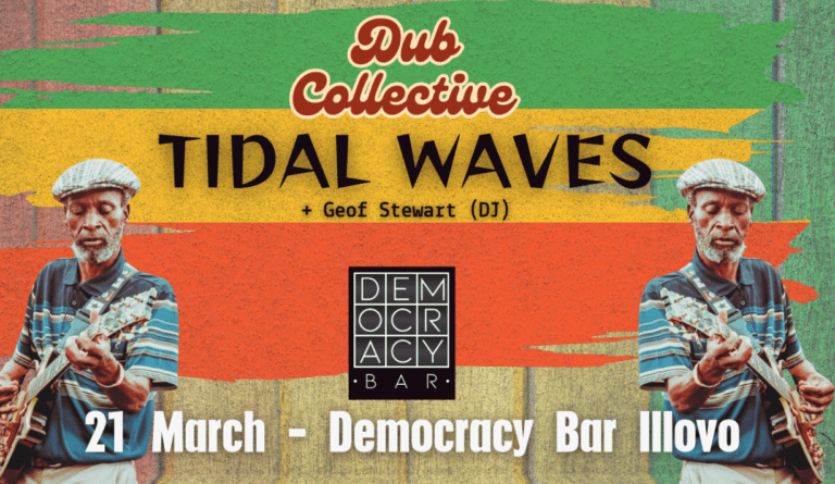 Tidal waves at Democracy Bar in Illovo