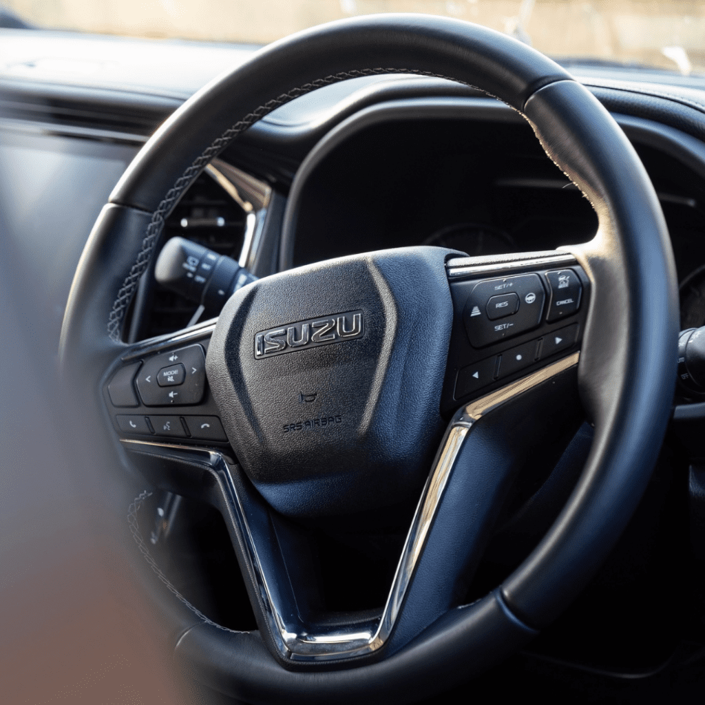Interior of Isuzu MU-X