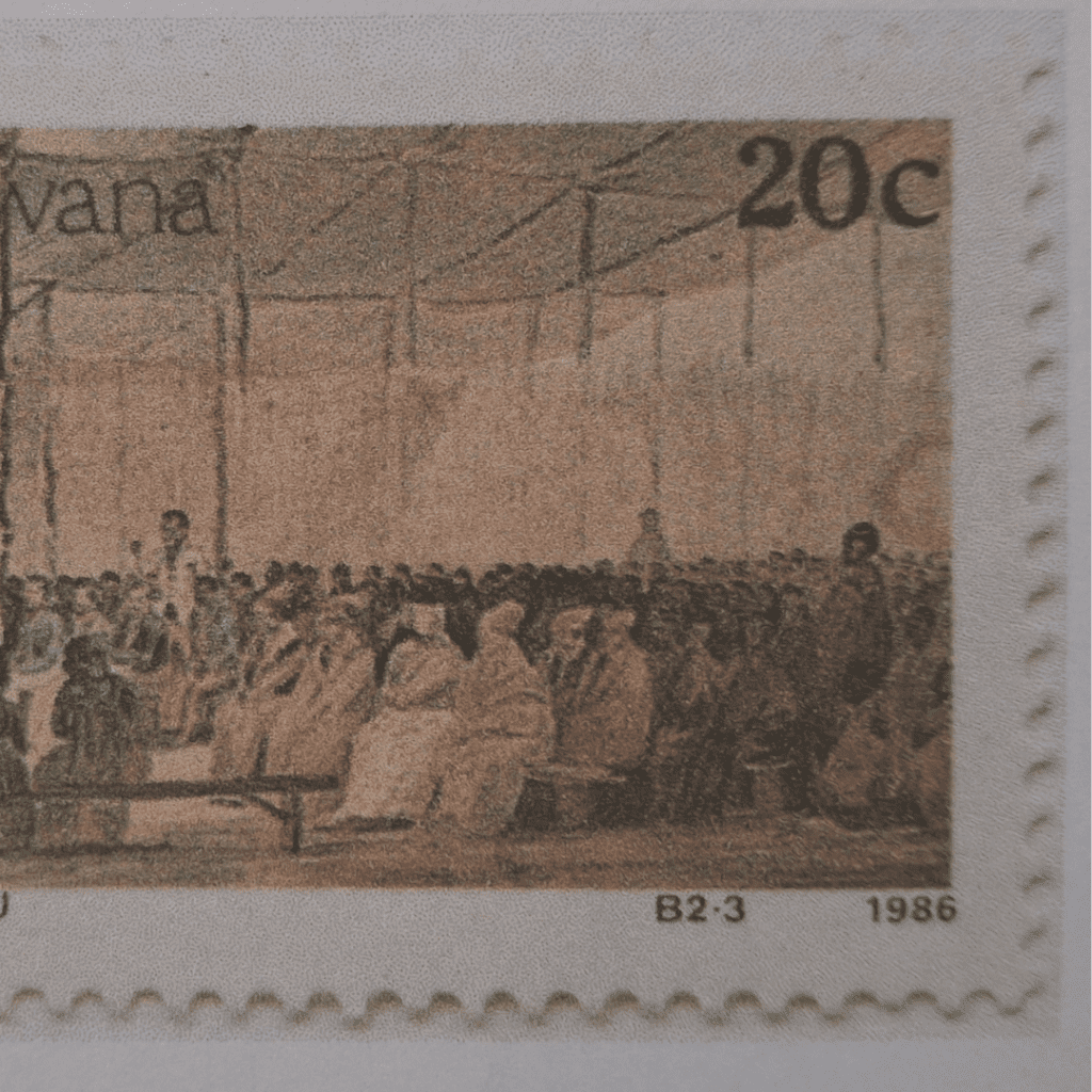 Original Postage Stamp of Thaba Nchu 1830s