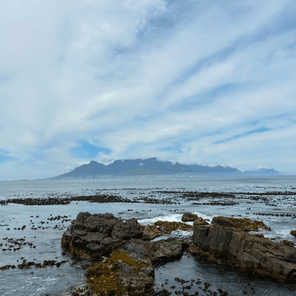 View of Cape Town from Robben Island