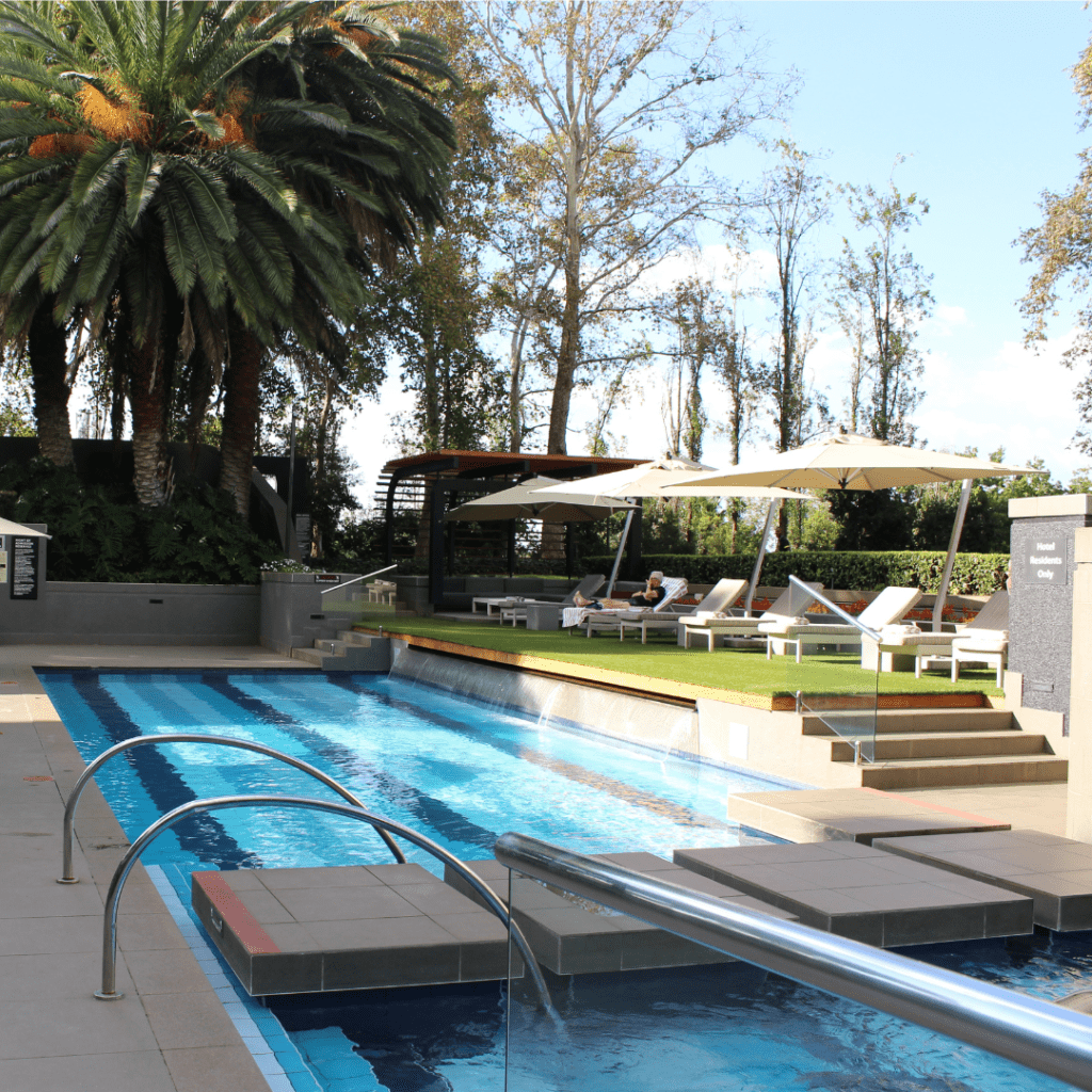 The Maslow’s pool area