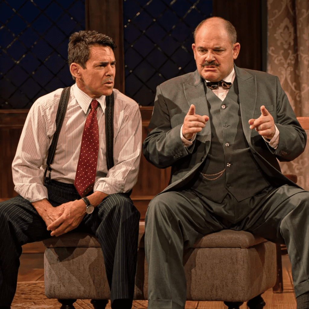 Detective Hastings and Detective Poirot