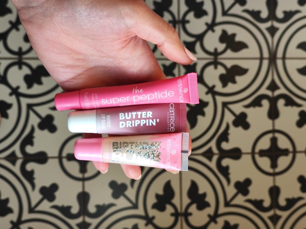 Catrice and essence lip butters and bombs