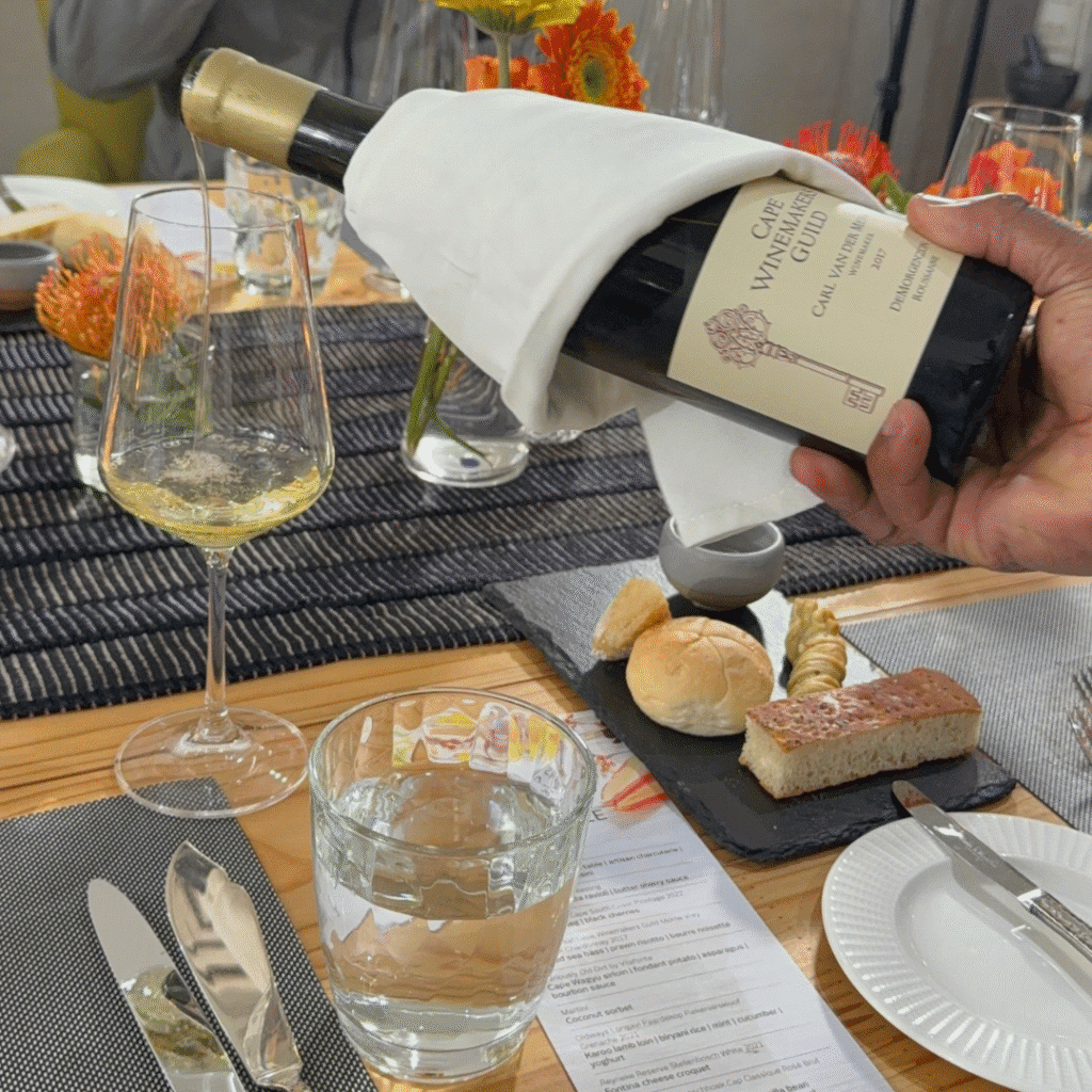 Chef’s Table Delaware Graf Cape Winemakers Guild Morne Vrey Banhoek Chardonnay 2017
