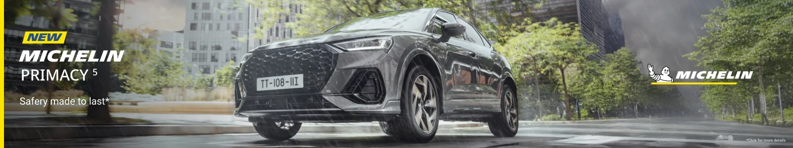 Michelin Primacy 5 Website Banner