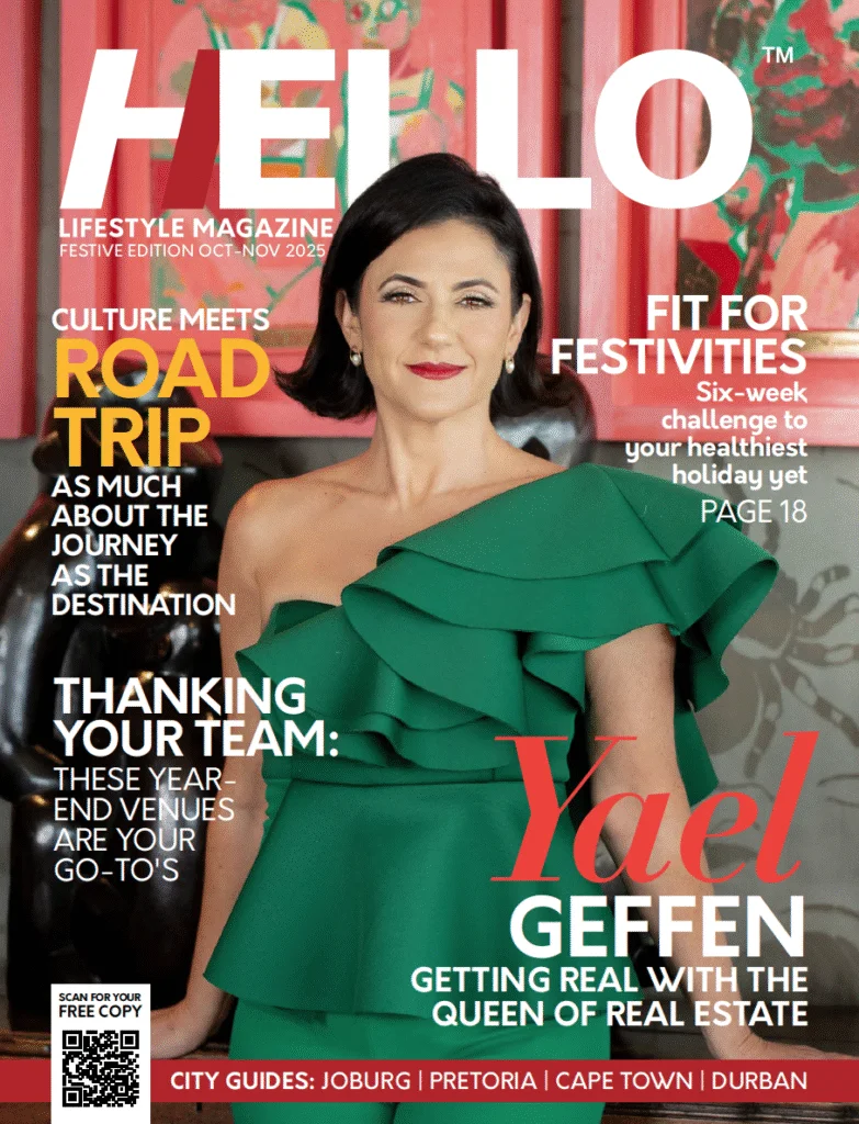 Hello Lifestyle Festive Cover 2025 - Yael Geffen