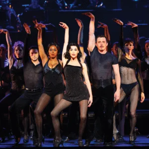 The cast of Chicago The Musical on stage at Montecasino