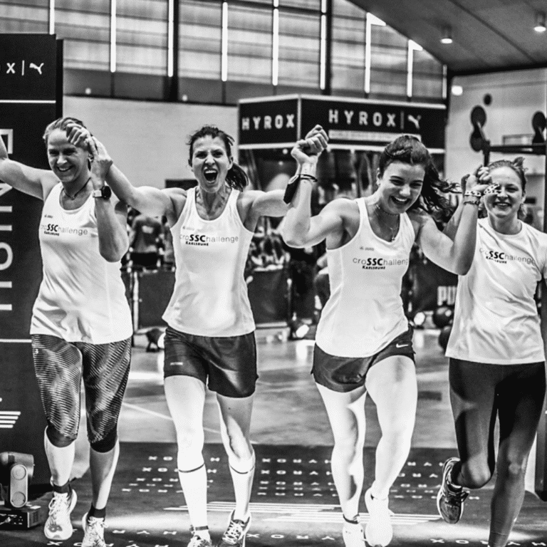 Relay Hyrox Race finish line